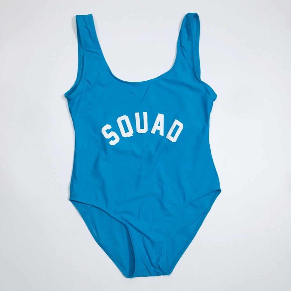 SQUAD light Blue Swimsuit New without Tag size M